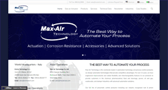 Desktop Screenshot of maxairtech.com